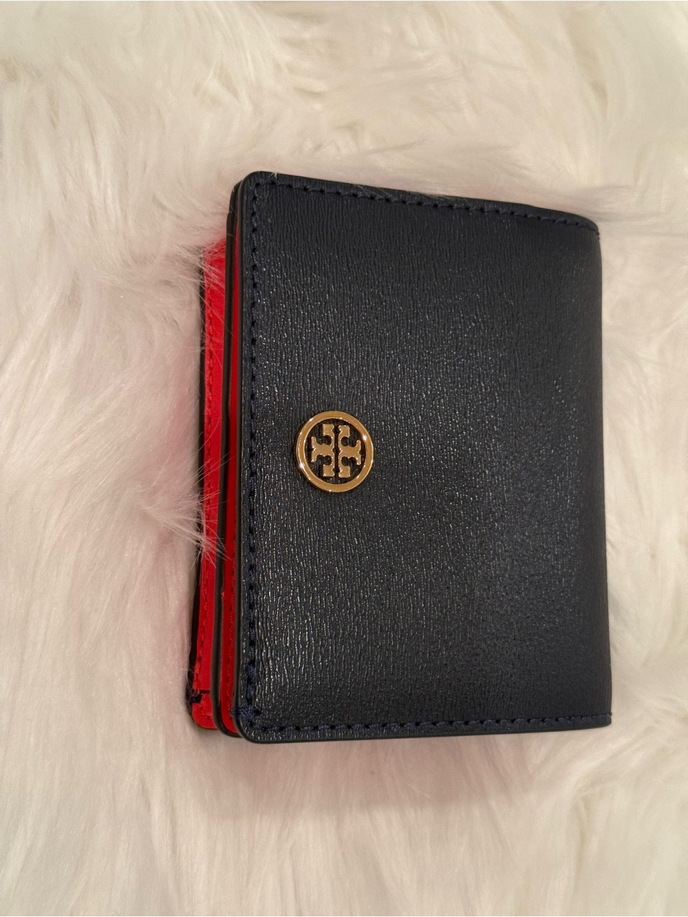 Tory Burch Parker Leather Compact Wallet